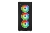 Kotelot - Sharkoon TG6M RGB - tower - ATX - Kotelot - Tower - Musta - 4044951032136