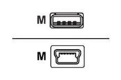 USB kaapelit - Sharkoon - USB cable - mini-USB Type B to USB - 3 m - 4044951015580