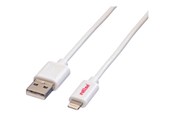 USB kaapelit - Roline Lightning cable - Lightning / USB - 1.8 m - 11.02.8322