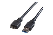 USB kaapelit - Roline - USB cable - Micro-USB Type B to USB Type A - 3 m - 11.02.8877