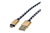 USB kaapelit - Roline Gold - USB cable - USB to Micro-USB Type B - 1.8 m - 11.02.8820