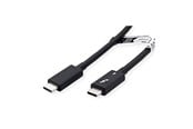 FireWire / ThunderBolt-kaapelit ja adapterit - Roline - Thunderbolt cable - USB-C to USB-C - 1 m - 11.02.9046