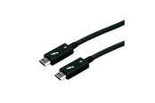 FireWire / ThunderBolt-kaapelit ja adapterit - Roline - Thunderbolt cable - USB-C to USB-C - 1.5 m - 11.02.9047