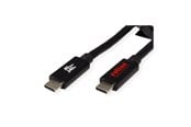 USB kaapelit - Roline - USB-C cable - USB-C to USB-C - 2 m - 11.02.9087