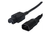 Sisäiset virtakaapelit - Bachmann - power cable - IEC 60320 C14 to IEC 60320 C15 - 2 m - 356.1240