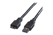 USB kaapelit - Roline - USB cable - USB Type A to Micro-USB Type B - 2 m - 11.02.8875