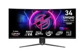 Näyttö - 34" MSI MPG 346CQRFDE X24 - LED monitor - curved - 34" - HDR - 9S6-3DD94M-002