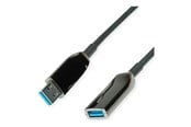 USB kaapelit - Roline - USB extension cable - USB Type A to USB Type A - 10 m - 12.04.1075