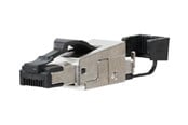 Verkkokaapelit - METZ CONNECT pro - network connector - black - Musta - 130E405032-E