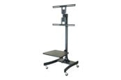 Näytön kiinnitys - Roline VALUE cart - for flat panel - black - 17.99.1164