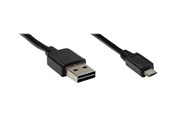 USB kaapelit - Alcasa electronik Good Connections - USB cable - USB to Micro-USB Type B - 3 m - 2510-EUM03