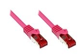 Verkkokaapelit - Alcasa electronik Good Connections RNS patch cable - 1 m - magenta - Purppura - 8060-010M