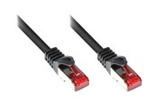 Verkkokaapelit - Alcasa electronik Good Connections RNS patch cable - 10 m - black - Musta - 8060-100S