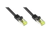 Verkkokaapelit - Alcasa electronik Good Connections patch cable - 7.5 m - black - Musta - 8070R-075S