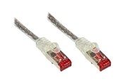 Verkkokaapelit - Alcasa electronik Good Connections RNS patch cable - 50 cm - transparent - Läpinäkyvä - 8060-005T
