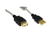 USB kaapelit - Alcasa electronik Good Connections High quality - USB extension cable - USB to USB - 1.8 m - 2511-2TQ