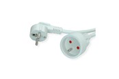 Virtakaapelit (ulkoinen) - Roline VALUE - power extension cable - power CEE 7/7 to French / UTE - 5 m - 19.99.1174