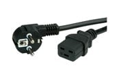 Sisäiset virtakaapelit - Roline VALUE - power cable - power CEE 7/7 to IEC 60320 C19 - 2 m - 19.99.1552