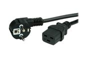 Sisäiset virtakaapelit - Roline BACHMANN - power cable - power CEE 7/7 to IEC 60320 C19 - 3 m - 19.99.1553