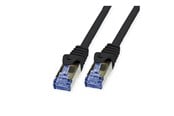 Verkkokaapelit - Roline VALUE patch cable - 20 m - black - Musta - 21.99.0720