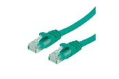 Verkkokaapelit - Roline VALUE patch cable - 15 m - green RAL 6016 - Vihreä - 21.99.1448