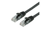 Verkkokaapelit - Roline VALUE patch cable - 10 m - black RAL 9011 - Musta - 21.99.1467