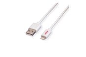 USB kaapelit - Roline Lightning cable - Lightning / USB - 15 cm - 11.02.8326