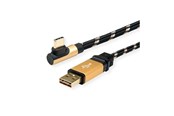 USB kaapelit - Roline Gold - USB-C cable - USB to USB-C - 1.8 m - 11.02.9061