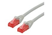 Verkkokaapelit - Roline patch cable - 10 m - grey - Harmaa - 21.15.2507