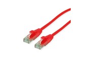Verkkokaapelit - Roline Recycled Material patch cable - 20 m - red - Punainen - 21.45.3119