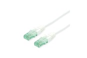 Verkkokaapelit - Roline Recycled Material patch cable - 20 m - white - Valkoinen - 21.45.3169