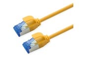Verkkokaapelit - Roline patch cable - 50 cm - yellow pantone 135C - Keltainen - 21.15.4320