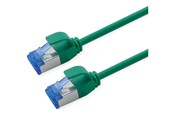 Verkkokaapelit - Roline patch cable - 7 m - green pantone 3278C - Vihreä - 21.15.4336