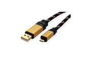 USB kaapelit - Roline - USB cable - Micro-USB Type B to USB - 1.8 m - 11.02.8826