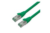 Verkkokaapelit - Roline Recycled Material patch cable - 10 m - green pantone 3278C - Vihreä - 21.45.3237