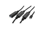 USB kaapelit - Roline - USB-C extension cable - USB-C to USB Type A - 20 m - 12.04.1068