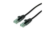 Verkkokaapelit - Roline Recycled Material patch cable - 15 m - black - Musta - 21.45.3158