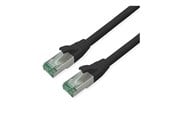 Verkkokaapelit - Roline Recycled Material patch cable - 20 m - black pantone 3C - Musta - 21.45.3259