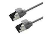 Verkkokaapelit - Roline patch cable - 5 m - grey RAL7035 - Harmaa - 21.15.3405