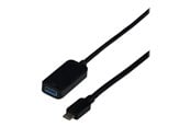 USB kaapelit - EFB NORDIC EFB-Elektronik - USB-C cable - USB-C to USB Type A - 5 m - EBUSBC-USBA10GE.5