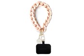 Puhelin - Muut lisävarusteet - GUESS GUOUCBMC4MP Universal Big Hand Strap case - pink Acrylic 4G Charm - 3666339170707