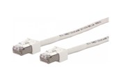 Verkkokaapelit - METZ CONNECT Ultraflex500 - patch cable - 5 m - white - Valkoinen - 5m - 13084V5088-E