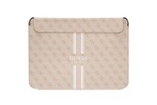 Järjestelmän lisävarusteet - GUESS 4G Printed Stripes cover for a 16" laptop - pink - 3666339120566