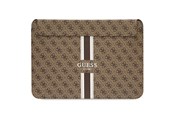 Järjestelmän lisävarusteet - GUESS 4G Printed Stripes cover for a 16" laptop - brown - 3666339120542