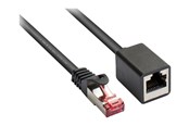 Verkkokaapelit - Alcasa electronik Good Connections RNS patch extension cable - 50 cm - black - Musta - 8063VR-005S