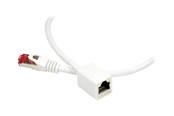 Verkkokaapelit - Alcasa electronik Good Connections RNS patch extension cable - 1 m - white - Valkoinen - 8063VR-010W
