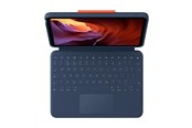 Näppäimistöt - Logitech Rugged Combo 4 Touch - keyboard and folio case - with trackpad - QWERTY - UK - classic blue Input Device - Näppäimistö & Foliosetti - Englanti (UK) - Sininen - 920-011188