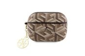 Puhelin - Muut lisävarusteet - GUESS GUAP2PGCE4CW case for AirPods Pro 2 cover - brown GCube Charm - 3666339171179