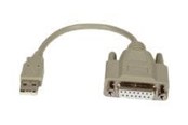 Muut kaapelit - EFB NORDIC EFB-Elektronik - joystick adapter - USB to 15 pin D-Sub (DB-15) - 20 cm - K5306.020V2