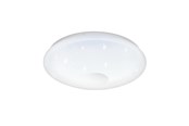 Valaisimet - EGLO VOLTAGO 2 plafondi Ø38 cm sis. kaukosäätimen, valkoinen kristalliefektillä - 95972
